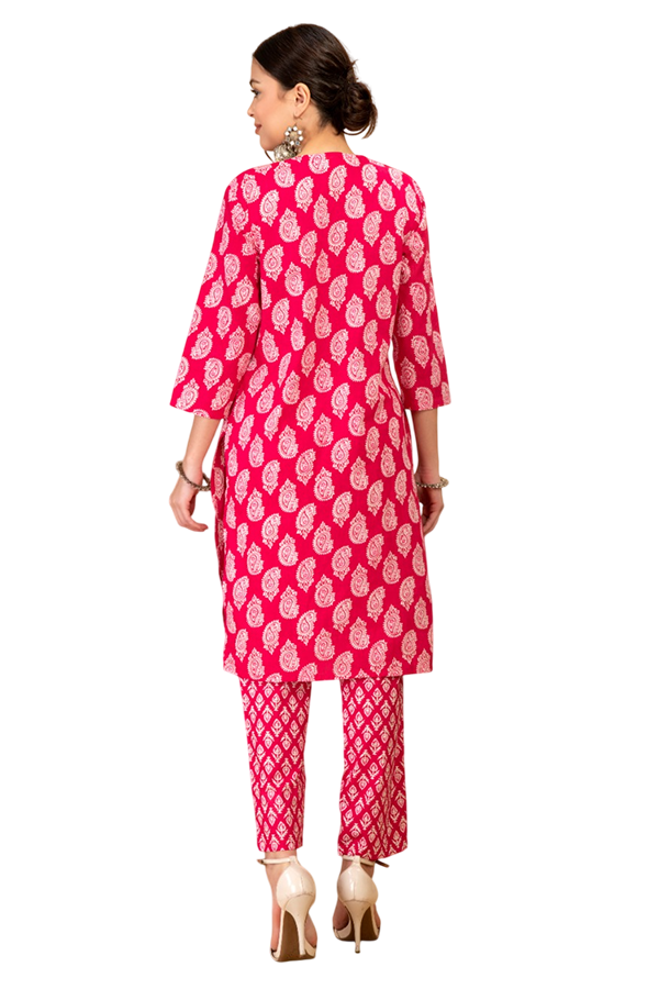 Chic Straight-Fit Kurta & Pant Set – Effortless Elegance for Every Occasion - Image 5