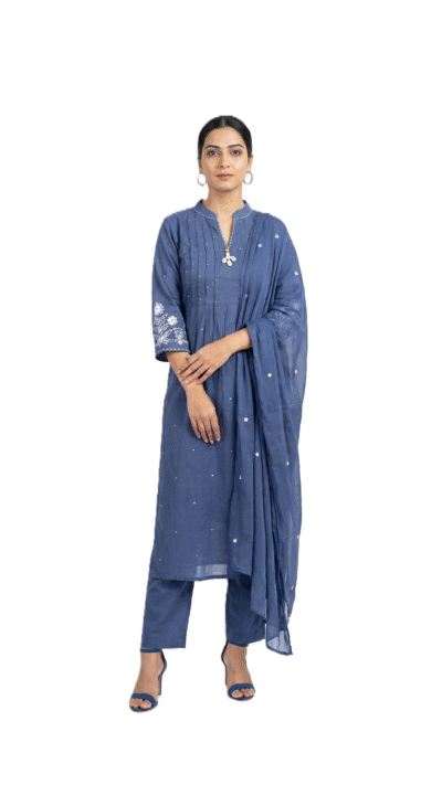 Women’s Luxurious Mul Cotton A-Line Kurta
